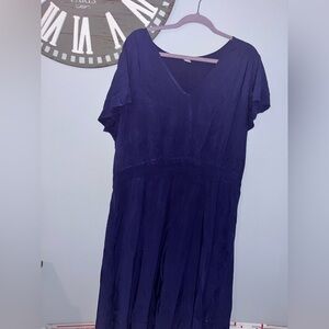 🎉3/20 Old Navy XXL blue pullover elastic waist dress